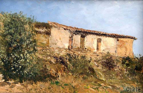 La cabaña Oil Canvas