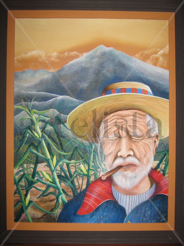 Anciano de Todos Santos Cuchimatan, Huehuetenango, Guatemala