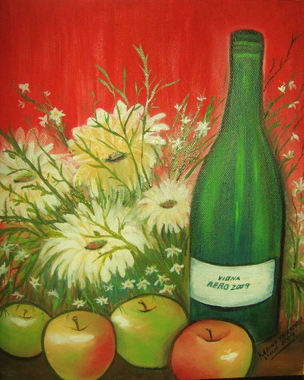 La mela y el vino...