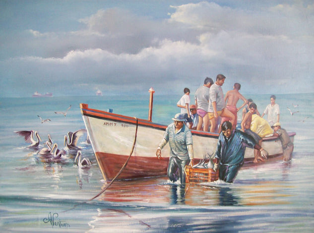 pescadores de Punta  Cardon 