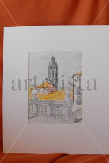 campanario Watercolour Card Landscaping