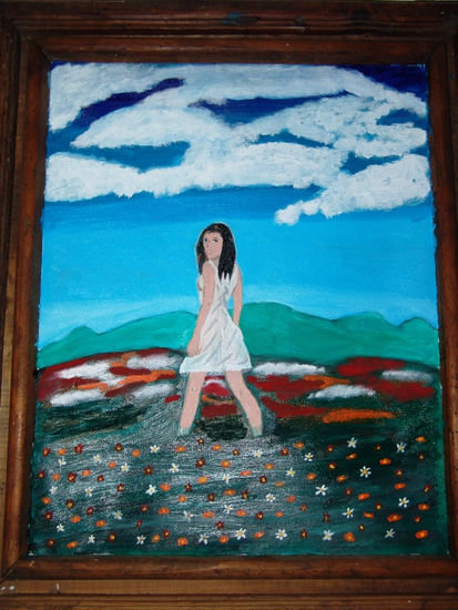 NIÑA DE CAMPO Oil Canvas Landscaping