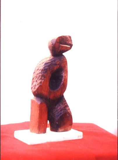 El Duende... Wood Figurative