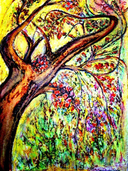 arbol Mixed media Canvas Landscaping