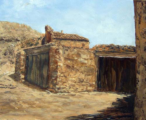 Adobes Oil Canvas