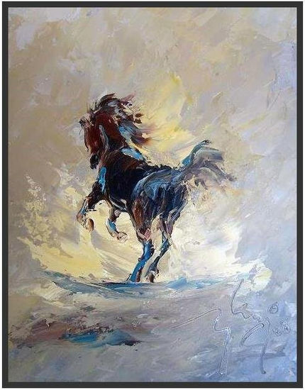 Bronco Oil Canvas Animals