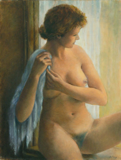 TRAS LA VENTANA Oil Canvas Nude Paintings