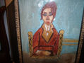 mujer en un trono