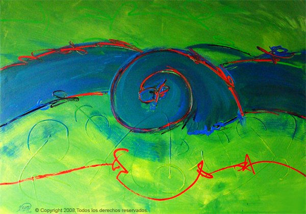 Muy cerca del verde pasion Acrylic Canvas Others