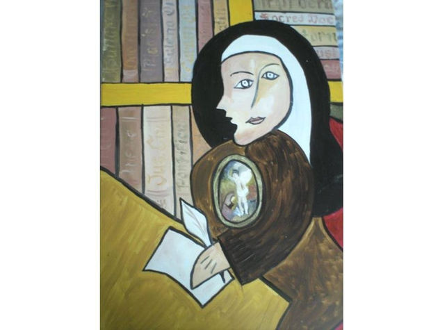 Sor Juana Inés de la Cruz Oil Canvas Landscaping