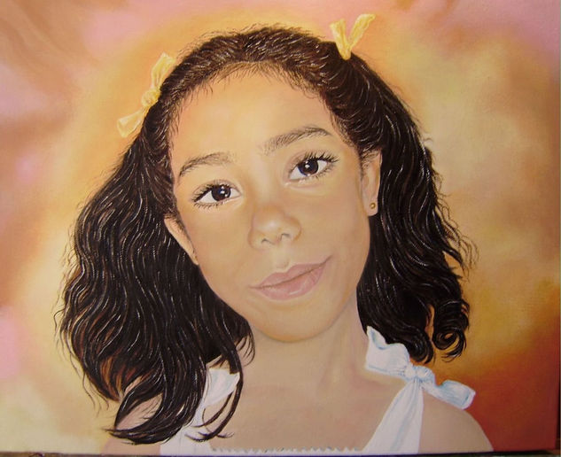 DANIELA Oil Canvas Portrait