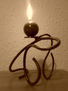 Candela. Candelabro de Forja