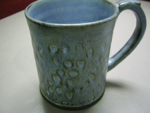 taza azul
