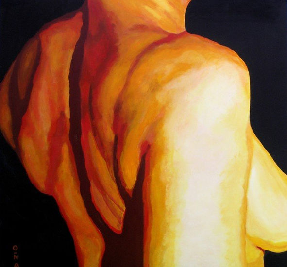 Quédate como estás Acrylic Panel Figure Painting