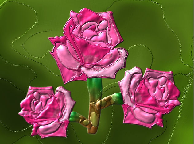 Flor rosas rosa