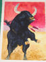 toro en la plaza