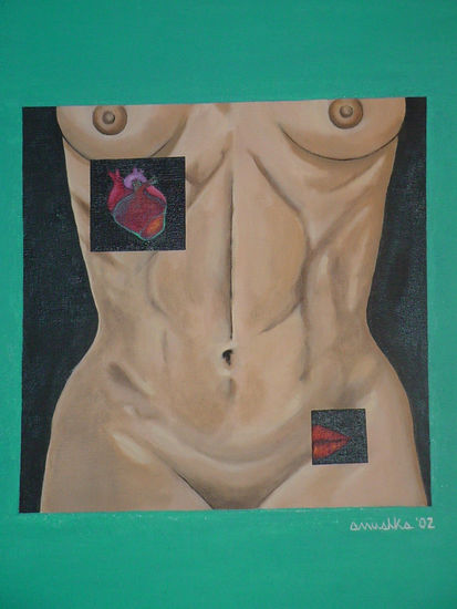 Tripcuore I Oil Canvas Nude Paintings