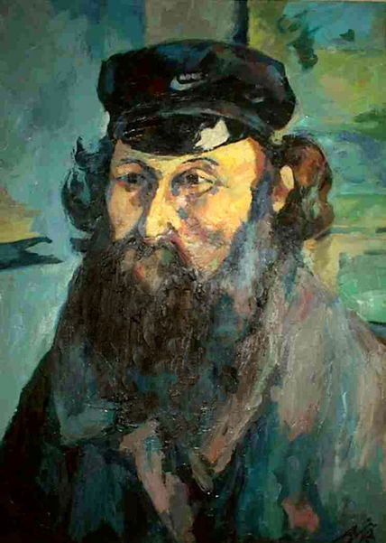 retrato de Cezánne