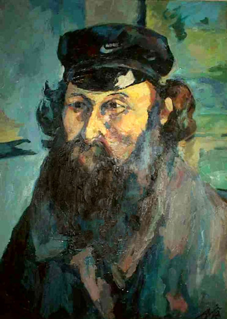 retrato de Cezánne