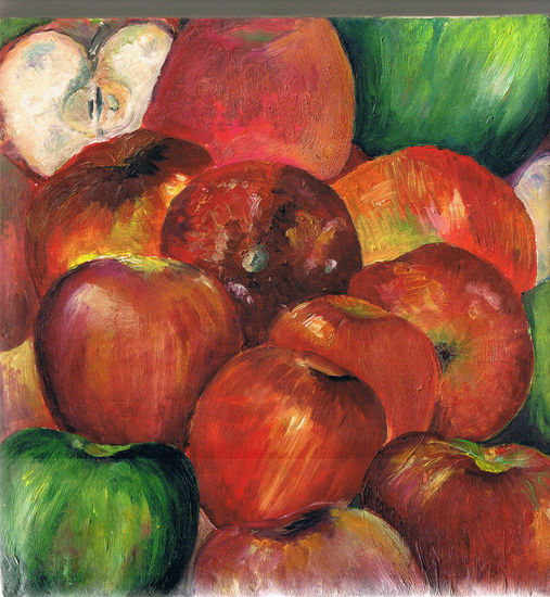 manzanas Oil Canvas Still Life Paintings