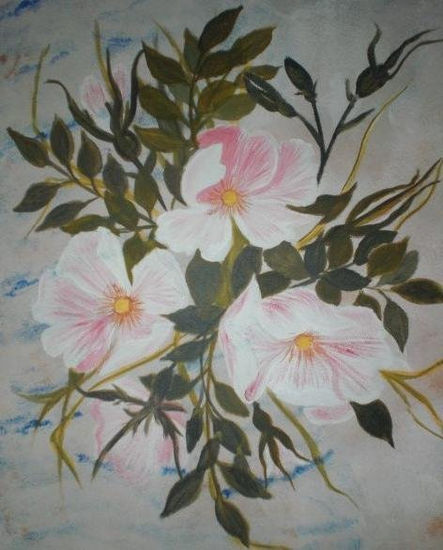 ROSAS Acrylic Others Floral Painting