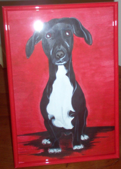 Perrito Acrylic Canvas Animals