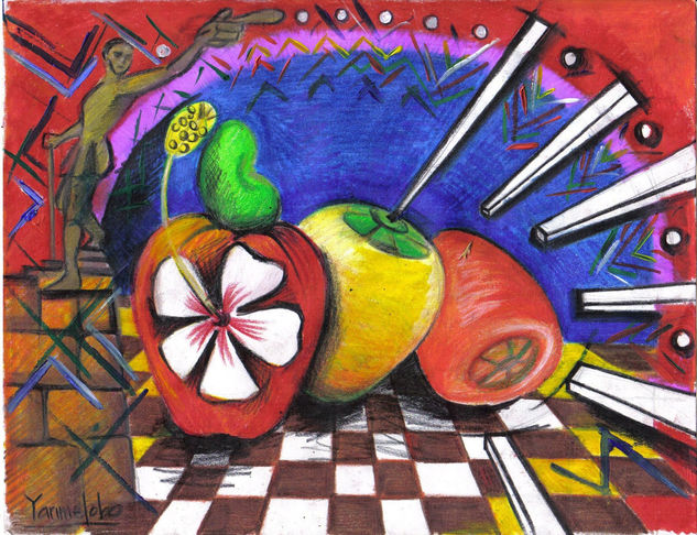 "FUSION FRUTAL DE LOS VALLES" Técnica Mixta