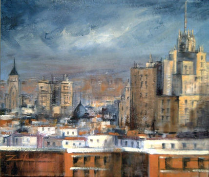 Vista con edificio...