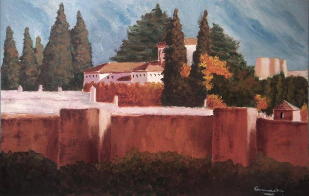 MURALLAS ANTIGUAS DE GRANADA Oil Paper Landscaping