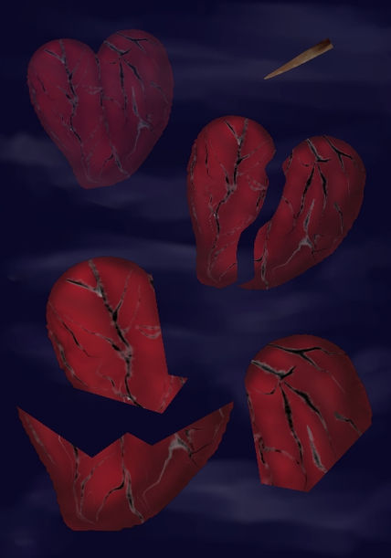 Mi corazon en pedazos
