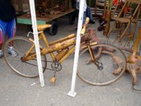 Bicicleta en Guadua