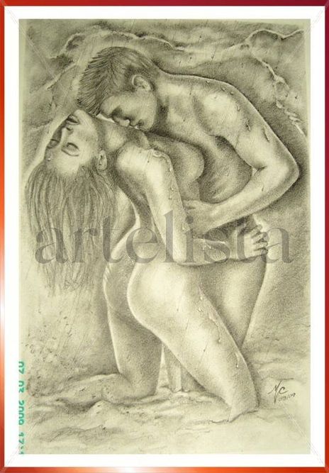 Amantes bajo la lluvia