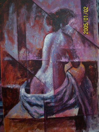 enigma del tiempo Oil Canvas Nude Paintings