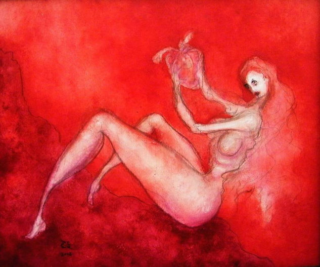 Enamorada Oil Panel Nude Paintings