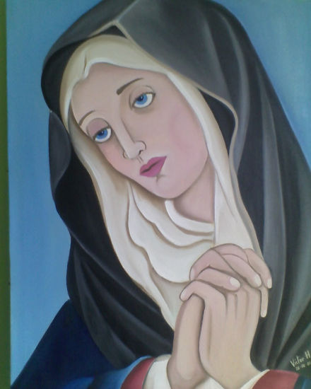 Nuestra Madre II Óleo Lienzo Retrato