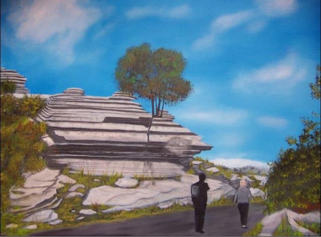 El Torcal Oil Canvas Landscaping