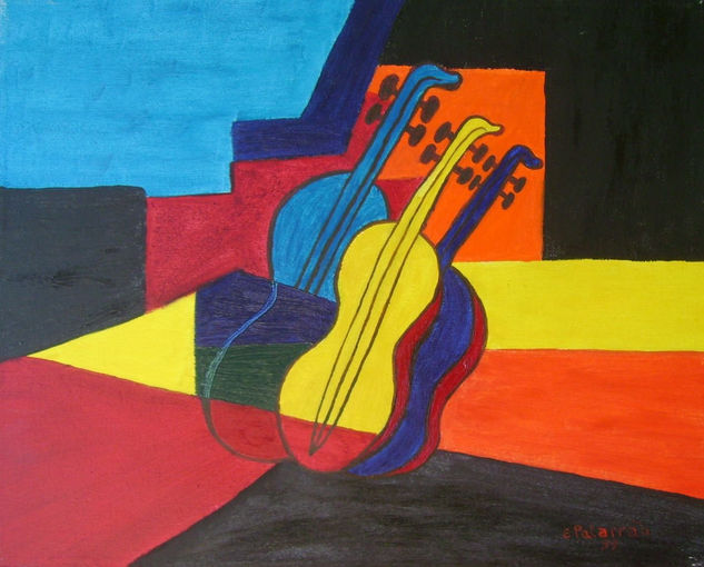 Guitarras Oil Canvas Others