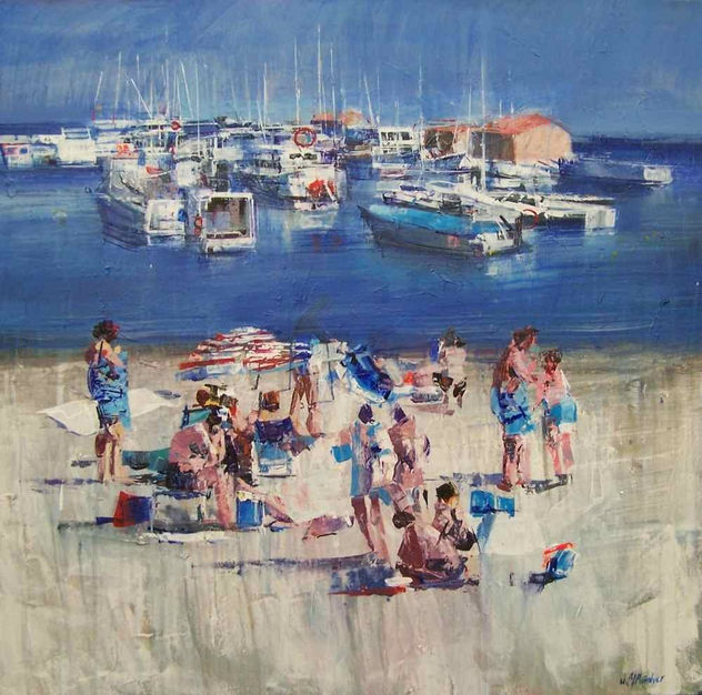 Bañistas en la playa