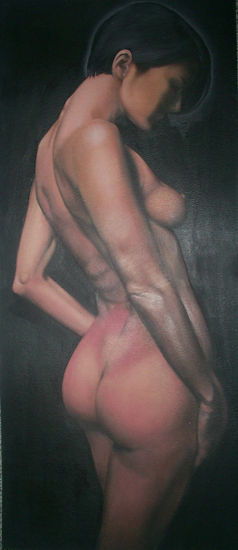 Desnudo 3 Oil Card Nude Paintings