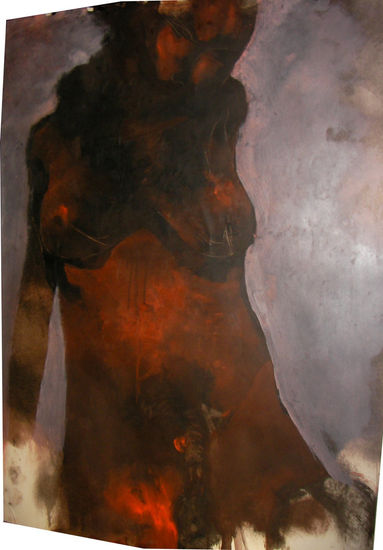 VENTIQUATTRESIMA ORA 24 Oil Paper Figure Painting