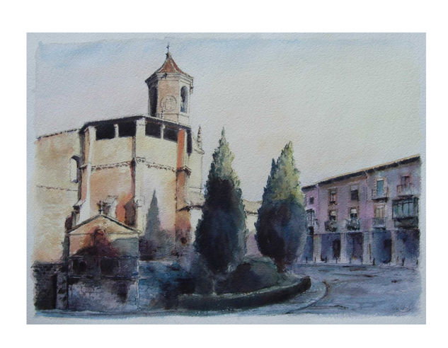 Paisaje urbano de Úbeda Watercolour Paper Landscaping