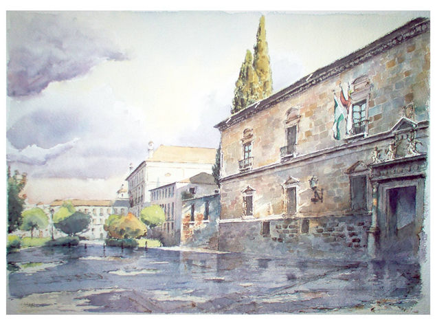 Parador Nacional Watercolour Paper Landscaping