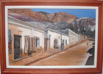 Purmamarca, Quebrada de Humahuaca, Jujuy Oil Canvas Landscaping