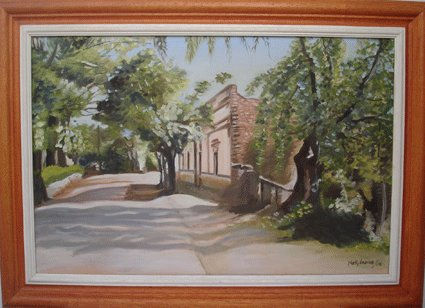 Camino de los Artesanos, Córdoba Oil Canvas Landscaping