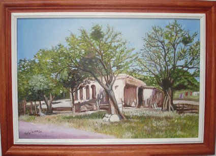 Camino de Cafayate a la Ciudad de Salta Oil Canvas Landscaping