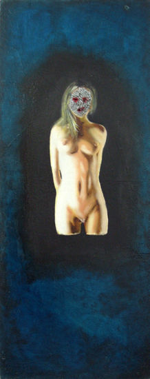 "No necesito de tu puto amor!" Oil Others Figure Painting