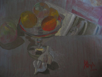 Frutero en gris