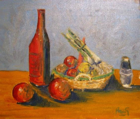 Bodegon II Oil Canvas Still Life Paintings