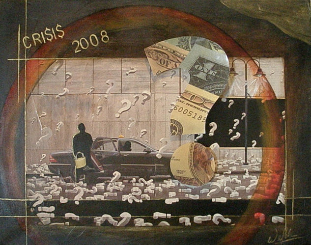 Crisis 2008 Acrílico Lienzo Otros