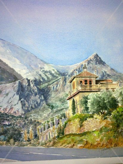 jaen con nieve Watercolour Paper Landscaping